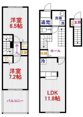 パストラーレの物件間取画像